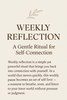 Weekly Reflection: A Gentle Ritual for Self‑Connection