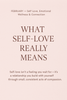 What Self‑Love Really Means