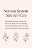 Nervous System Safe Self‑Care