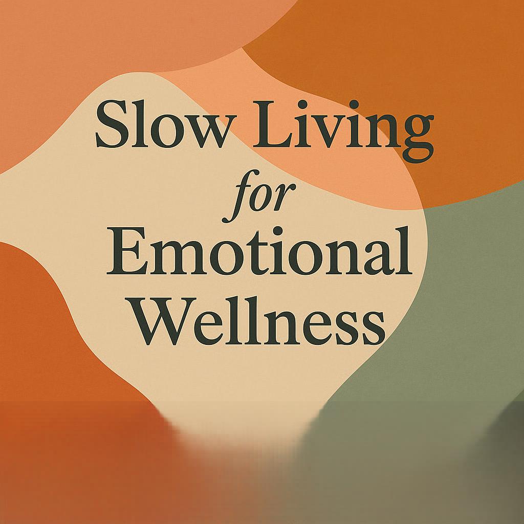 Slow Living for Emotional Wellness