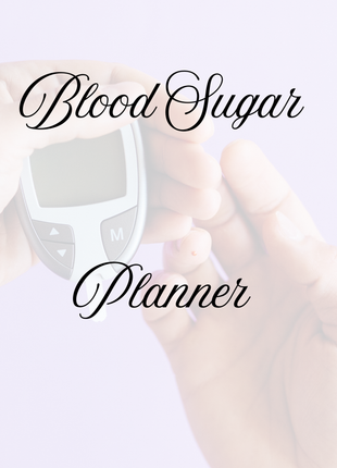 Blood Sugar Planner