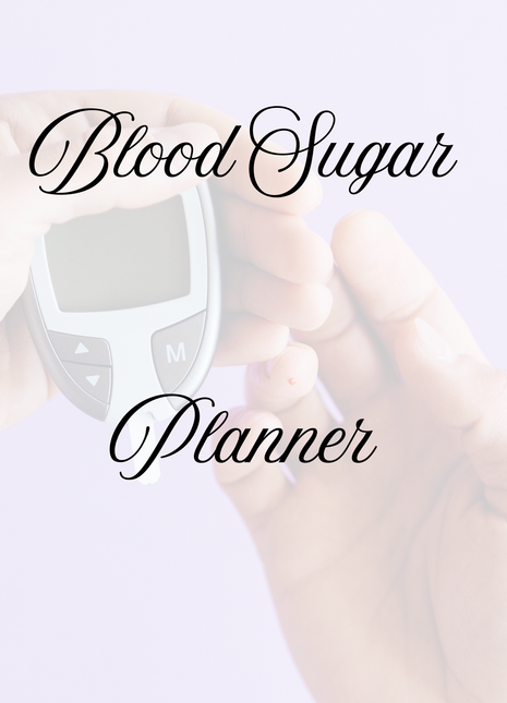 Blood Sugar Planner
