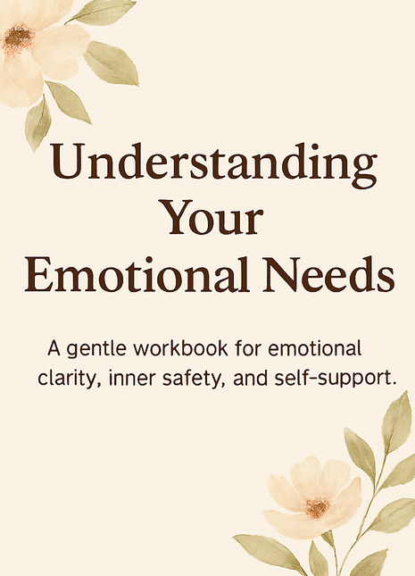 Understanding Your Emotional Needs Workbook