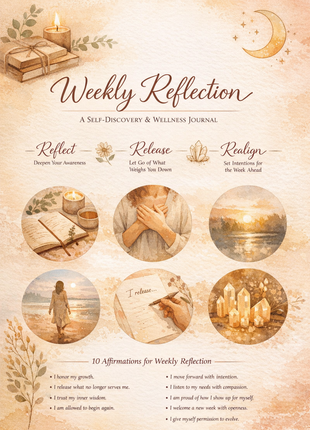 Weekly Reflection: A Gentle Ritual for Realignment workbook