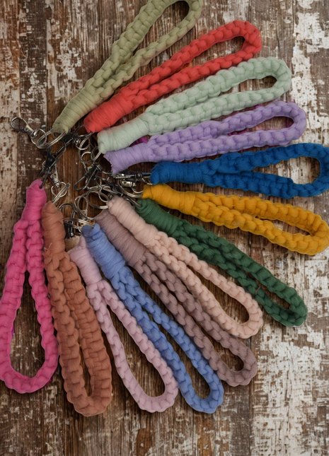 Cloud 9 Luxe Macramé Wristlets & Keyrings – Handcrafted with Premium Fibre | Limited‑Edition Colours | Twist, Standard & Wristlet Styles